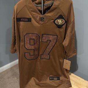 Nick Bosa San Francisco 49ers Salute to Service On Field Apparel Jersey